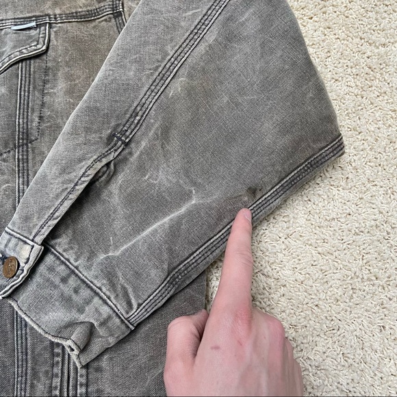 🚨SOLD Vintage Carhartt Lined Mens Jacket Size 2XL JB142 Rare Chore Coat Outdoor - Picture 7 of 8